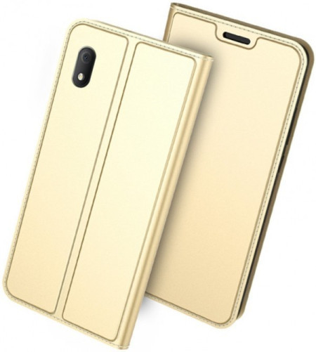 MCLF12-IPHONE 12 Pro Futrola Leather Luxury FLIP Gold - Img 1