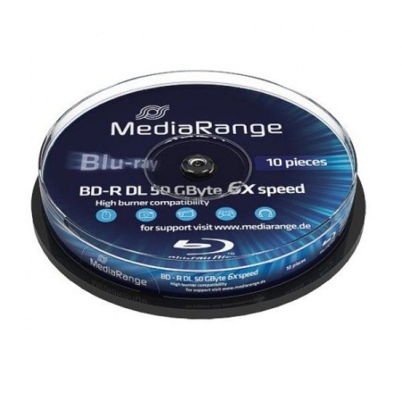 MediaRange MR507 BLU-RAY 50GB DL BD-R 6X -1