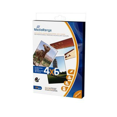 MediaRange MRINK104 100x150mm foto papir high glossy coated 220g 50 lista ( FP220-50MR/Z ) - Img 1