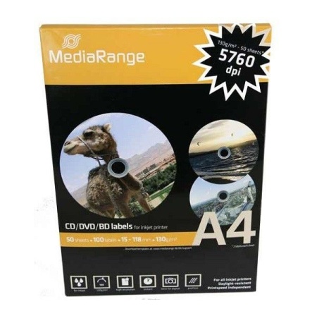 MediaRange MRINK130 papirne kružne nalepnice za cd-dvd ( 07M/Z )-1