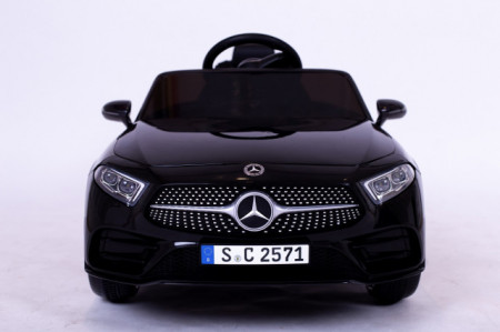 Mercedes CLS 350 Licencirani auto na akumulator sa kožnim sedištem i mekim gumama - Crni
