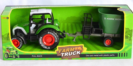 Merx igračka traktor 14.5cm metal plastika ( MS01461 ) - Img 1