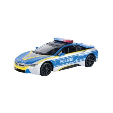 Metalni auto 1:43 bmw i8 coupe 2018 policijski ( 25/79483 )