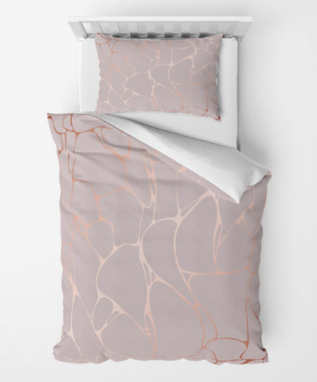 Mey home posteljina 3d 160x220cm roze-bela ( 3D-1352T )