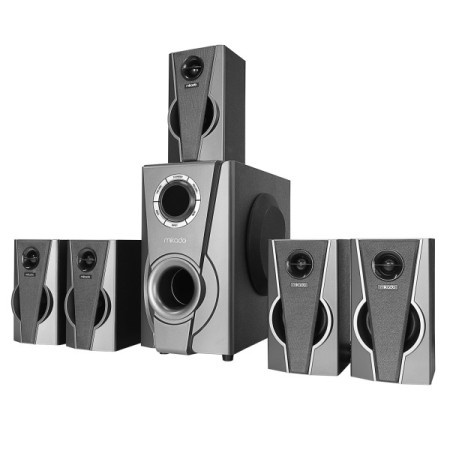Mikado MD-672BT 120W FM, SD, USB, Bluetooth crni Zvučnici 5+1