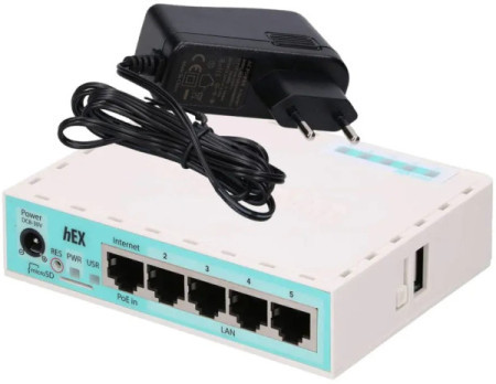 MikroTik RB750Gr3 heX with case (264)