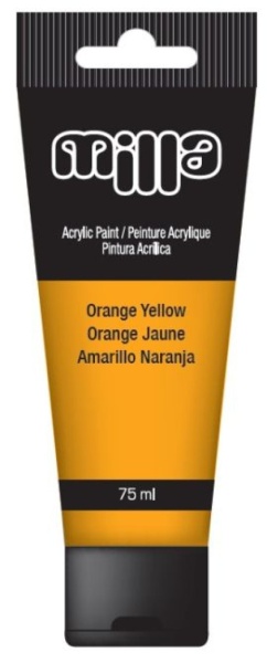 Milla Akrilna boja 75ml orange yellow ( 10/0917-1 )