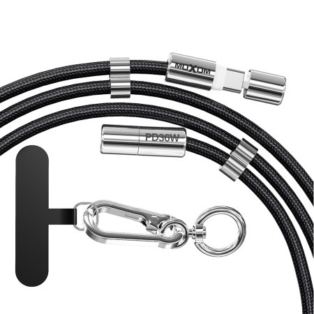 Moxom Usb data kabal mx-cb313 type-c to lightning strap crni ( U2140 )