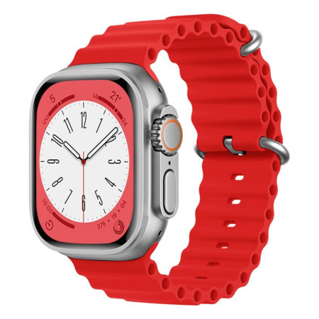 Moye smartwatch ocean strap 44/45/49mm red ( 055033 ) - Img 1