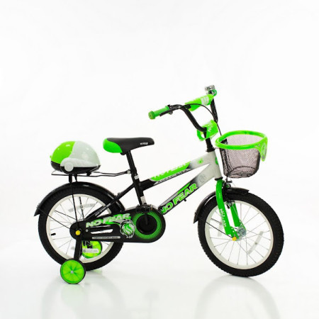 No Fear Bicikl 16&quot; za decu model 721-16 sa pomoćnim točkovima zeleni - Img 1