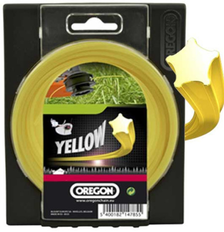 Oregon silk za trimer, yellow starline, 3mm x 15m ( 023937 ) - Img 1