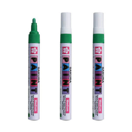 Paint marker, uljani marker, medium, green, 2.0mm ( 672503 ) - Img 1