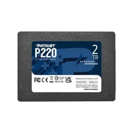 Patriot p220 550mbs/500mbs p220s2tb25 ssd 2.5 sata3 2tb