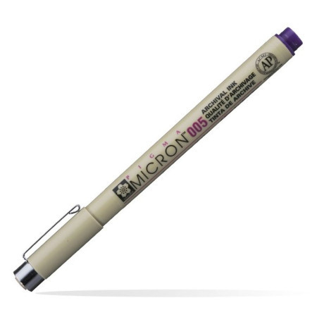 Pigma micron 005, liner, purple, 24, 0.2mm ( 672024 ) - Img 1