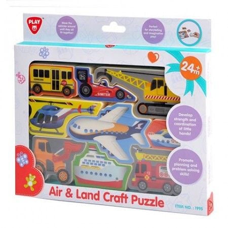 PlayGo Puzzle plastične za slaganje - vozila ( 0127114 )