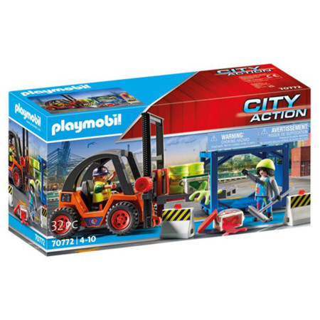 Playmobil city action viljuškar set ( 31763 )