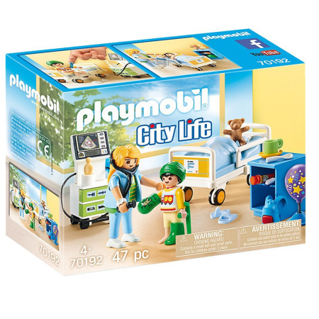 Playmobil city life dečija bolnička soba ( 31742 )