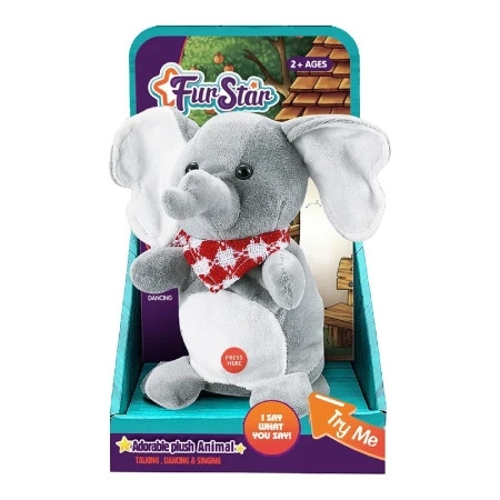 Plush, igračka, plišana, interaktivni slon ( 879106 ) - Img 1