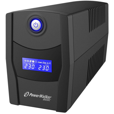 PowerWalker UPS PowerWalker Line-Interactive 1000VA/600W/2xšuko/RJ45/RJ11/USB - Img 1