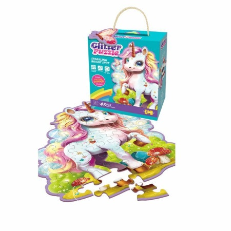 Puzzle unicorn glitter 45 pcs 88950z ( 91/71780 )