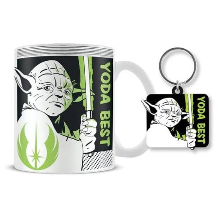 Pyramid International Star Wars (Yoda Best) Mug & Keychain Set ( 066905 )