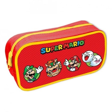 Pyramid International Super Mario - Character Circles Rectangle Pencil Case ( 064536 )