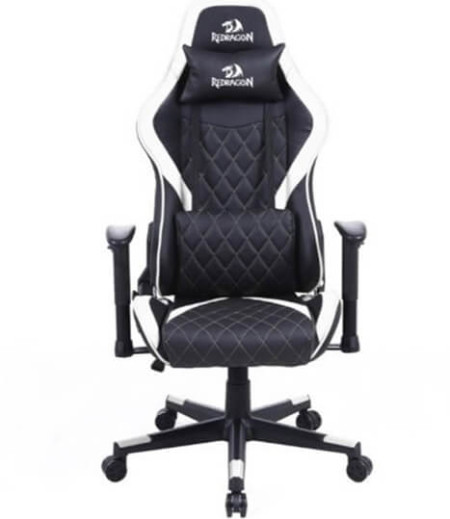 Redragon Gaia Gaming Chair - Black/White ( 045420 )