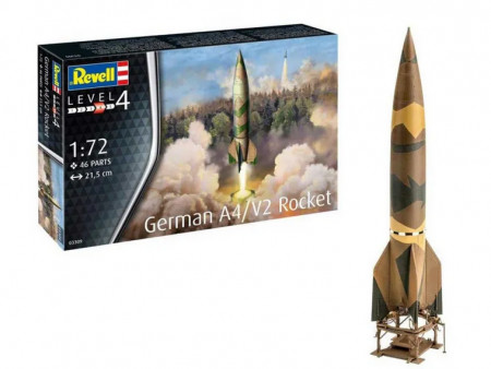 Revel maketa german a4/v2 rocket ( RV03309/120 )  - Img 1