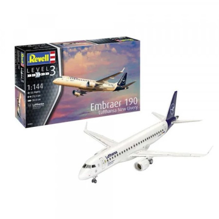 Revell maketa 190 lufthansa new li ( RV03883/090 )  - Img 1