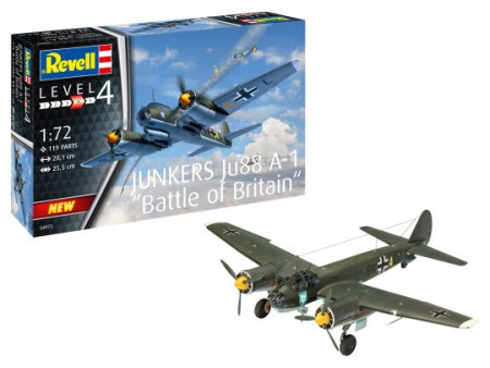 Revell maketa junkers ju88 a-1 battle of britain ( RV04972 )