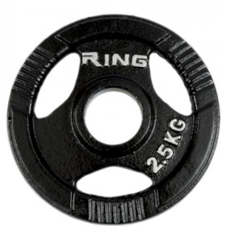 Ring olimpijski tegovi liveni sa hvatom 1x 2,5kg RX PL14-2,5 - Img 1