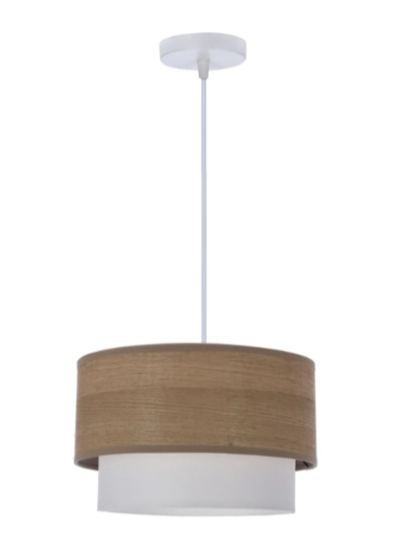 Ruben Viseća Lampa Bela - Orah 1x60 E27 ( 15096 )