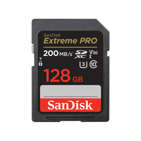 SanDisk SDXC 128GB extreme pro 200MB/s V30 UHS-I class10 U3 V30