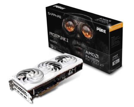 Sapphire RX 7700 XT AMD Radeon pure 12GB 192bit Frostpunk 2 Edition 12GB (11335-08-50G) bela grafička karta