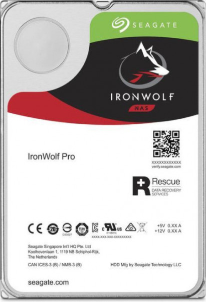 Seagate HDD 4TB Ironwolf Pro SATA3 7200rpm 256MB ST4000NE001