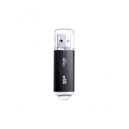 Silicon Power 128GB USB Flash Drive 3.0,Blaze B02,BLACK ( SP128GBUF3B02V1K )