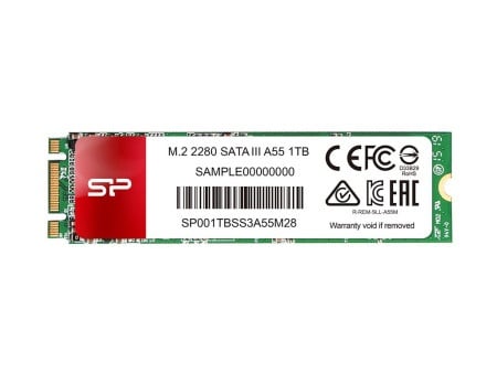 Silicon Power A55 256GB/M.2/SATA 3/crna SSD ( SP256GBSS3A55M28 )