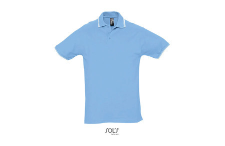 SOL&#039;S Practice muška polo majica sa kratkim rukavima Sky blue XXL ( 311.365.52.XXL ) - Img 1