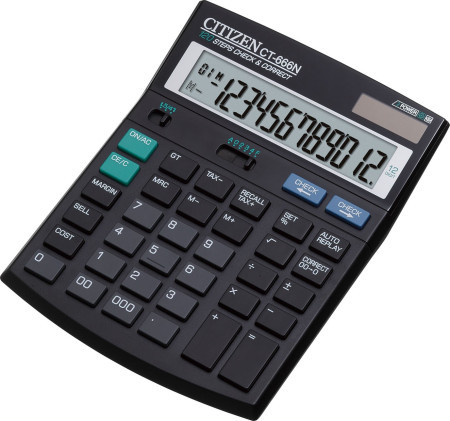 Stoni poslovni kalkulator CT-666N, 12 cifara Citizen ( 05DGC666 )