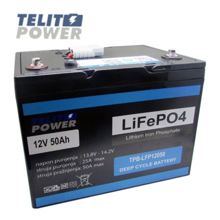 Telit Power 12V 50Ah TPB-LFP12050 LiFePO4 akumulator sa Bluetooth konkecijom ( P-4774 )