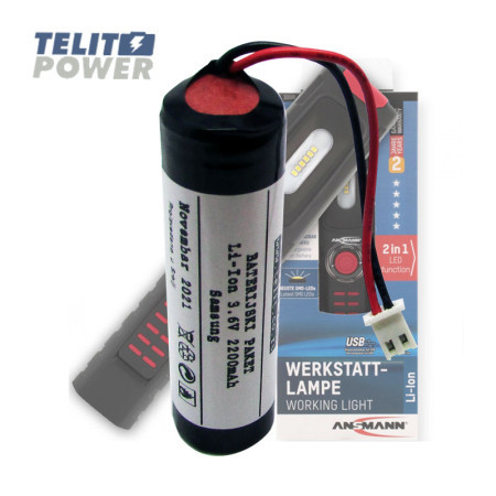 TelitPower baterija Li-Ion 3.6v 2200mAh za radnu lampu IL300R Ansmann ( P-1418 )