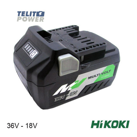 TelitPower Hikoki Li-Ion 36V-2.0Ah / 18V - 4.0Ah BSL36A18 milti volt baterija ( P-2095 )
