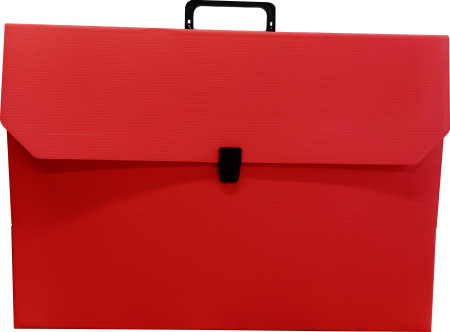 Torbica B3,535x375x40mm sa ručkom za tablu za tehničko crtanje crvena ( 04HB53D )