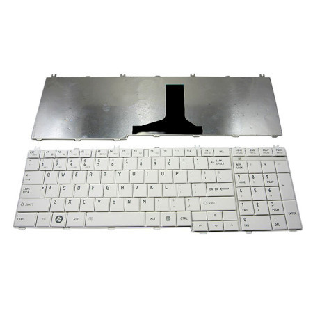 Toshiba tastatura za laptop satellite C650 C660 L650 L655 L670 BELA ( 104628 )