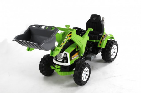 Traktor na akumulator Kingdom Elit sa kašikom - Zeleni - Img 1