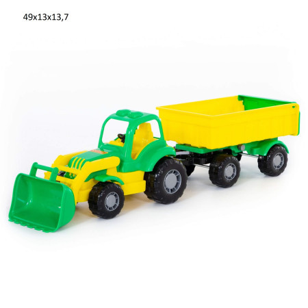Traktor utovarivač sa prikolicom ( 044556 )