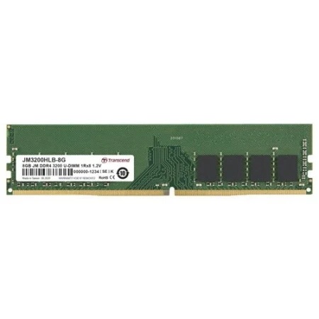 Transcend 8GB/DIMM/DDR4/3200MHz/CL22/crna Memorija ( JM3200HLB-8G )