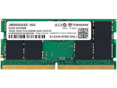 Transcend DDR5 16GB SO-DIMM 5600MT/s memorija ( JM5600ASE-16G )