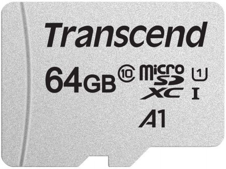 Transcend USB flash memorija micro SD 64GB class 10, Ultra High Speed Class 1 (U1) ( TS64GUSD300S )