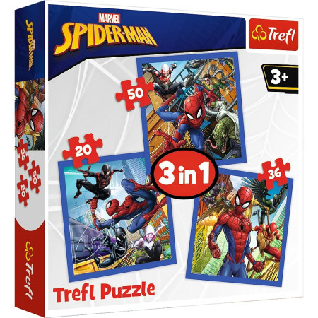 Tref line puzzle 3u1 spiderman 34841 ( T48415 )